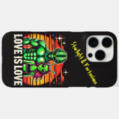 輝く夕焼けの下の異星人の恋人たち Case-Mate iPhoneケース (裏面 (横))