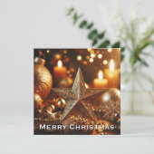 輝く夜のクリスマスゴールデンスター シーズンカード (スタンド正面)