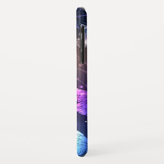 輝く夜の蝶 Case-Mate iPhoneケース (裏面/左)