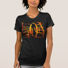 輝く大理石のLOVE Tシャツ