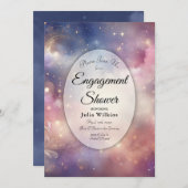 輝く天の星塵の空シャワー 招待状 (正面/裏面)