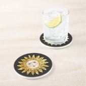 輝く太陽の顔 コースター (側面)