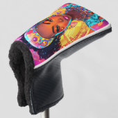 輝く女王 ゴルフヘッドカバー (3/4 正面)