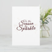 輝く季節、クリスマスの優雅さ シーズンカード (スタンド正面)