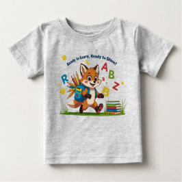 「輝く学準備ができて！」 – かわいい幼稚園 ベビーTシャツ