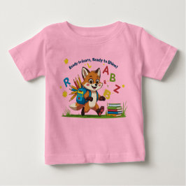 「輝く学準備ができて！」 – かわいい幼稚園 ベビーTシャツ