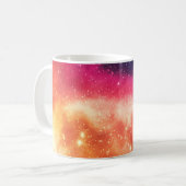 輝く宇宙の星雲 コーヒーマグカップ (正面左)