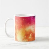 輝く宇宙の星雲 コーヒーマグカップ (左)