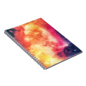 輝く宇宙の星雲 ノートブック (右側)