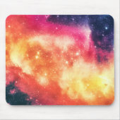 輝く宇宙の星雲 マウスパッド (正面)