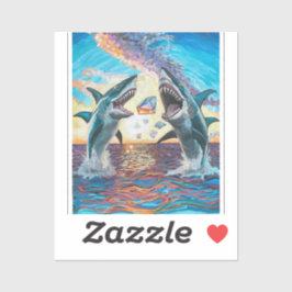 輝く宝石のためのグラマー・チョンプ・シャークのブリーチング –  シール