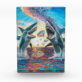 輝く宝石のためのグラマー・チョンプ・シャークのブリーチング –  フォトブロック