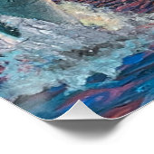 輝く宝石のためのグラマー・チョンプ・シャークのブリーチング –  ポスター (コーナー)