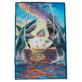 輝く宝石のためのグラマー・チョンプ・シャークのブリーチング –  ミディアムペーパーバッグ (正面)