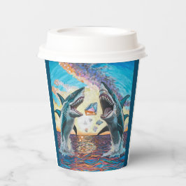 輝く宝石のためのグラマー・チョンプ・シャークのブリーチング –  紙コップ