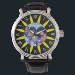 輝く家族の愛のパーソナライズされた腕時計 腕時計<br><div class="desc">ラディアントファミリーラブウォッチで家族の瞬間の喜びで時間を凍結パーソナライズされたする。写真と選択した単語をこの日が差すことデザインに追加し、時計だけでなく、あなたの周りの愛の日々の思い出を作成する。記念すべき祝贈り物。</div>