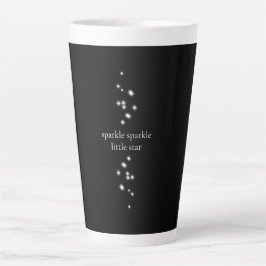 輝く小さな星ブラックスターライト カフェラテマグ