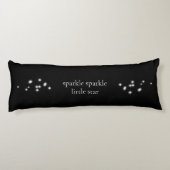 輝く小さな星ブラックスターライト ボディピロー (裏面)