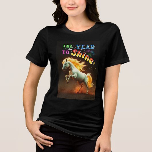 輝く年 トライブレンドTシャツ (正面)