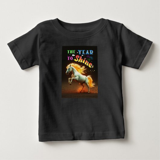輝く年 ベビーTシャツ (正面)