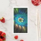 輝く幻想の花、カラフルな抽象フラクタル (インサイチュ)