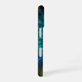 輝く幻想の花、カラフルな抽象的フラクタル iPhone 16ケース (右側面)