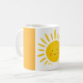 輝く微笑みの太陽マグ コーヒーマグカップ (正面左)