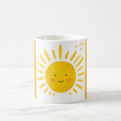 輝く微笑みの太陽マグ コーヒーマグカップ (中央)