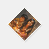 輝く恵み:ヒンドゥー教の子供たちとディワリ喜び スタンダードカクテルナプキン (角)