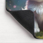 「輝く手：魅惑の一角獣の子猫」 マウスパッド (コーナー)