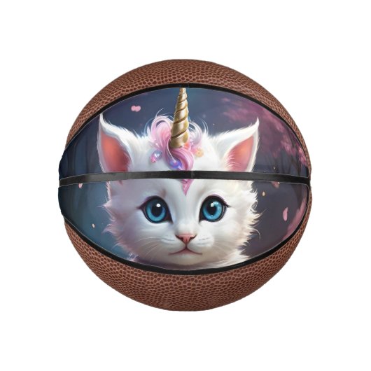 「輝く手：魅惑の一角獣の子猫」 ミニバスケットボール (正面)
