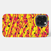 輝く抽象画 iPhoneケース (裏面横)