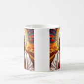 輝く救世主アート コーヒーマグカップ (中央)