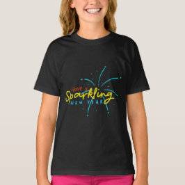 輝く新年を!子供用Tシャツ Tシャツ