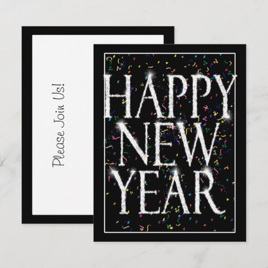 輝く新年 招待状 (正面/裏面)