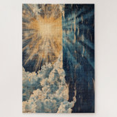 輝く日の出の海 ジグソーパズル (縦)