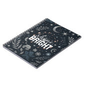 輝く明るいノート ノートブック (左側)