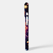 輝く星々に囲まれた壮麗な宇宙の雄牛 Case-Mate iPhoneケース (裏面 / 左)