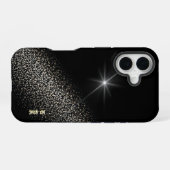 輝く星と煌めく軌跡 iPhone 16ケース (裏面横)