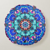 輝く星のカライド丸い枕 ラウンドクッション (正面)