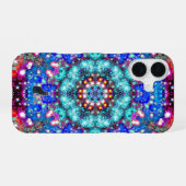 輝く星のカレイド iPhone 16ケース (裏面横)