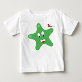 輝く星のベビーTシャツ ベビーTシャツ