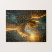 輝く星を抱く天使 ジグソーパズル (横)