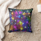 輝く星空の枕 クッション (ブランケット)