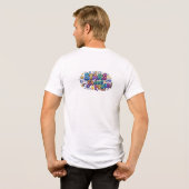 輝く星 トライブレンドTシャツ (裏面全面)
