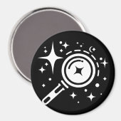 輝く星、無限デジタル時代のビーコン マグネット (正面/裏面)