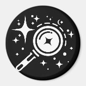 輝く星、無限デジタル時代のビーコン マグネット (正面)