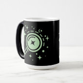 輝く星、無限デジタル時代のビーコン モーフィングマグカップ (正面左)