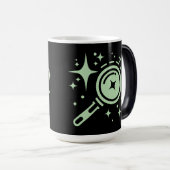 輝く星、無限デジタル時代のビーコン モーフィングマグカップ (正面右)