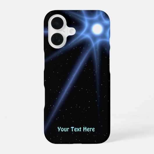 輝く星 iPhone 16ケース (裏面)